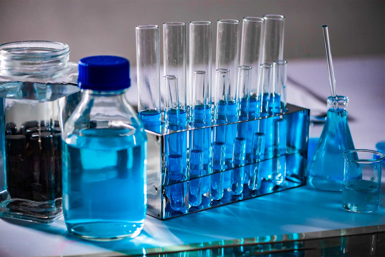 Frascos de química